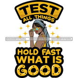 Afro Black Proud Woman Lord God Quotes SVG Cutting Files For Silhouette Cricut and More