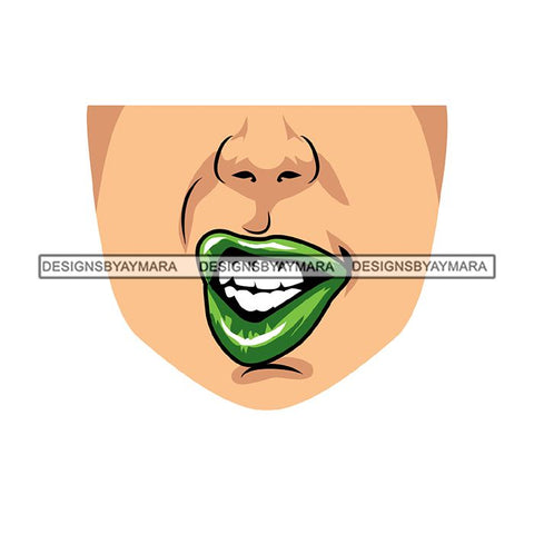 Funny Half Face Cute Designs For Mask Virus Protection SVG Cutting Files