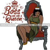 Afro Queen Goddess Melanin Nubian Glamour .PNG Print Files Not For Cutting