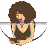 Afro Beautiful Woman Goddess Diva Classy Lady .SVG Cut Files For Silhouette and Cricut