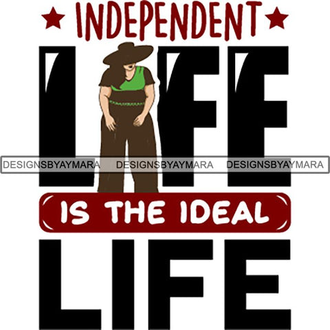 Afro Boss Lady Lord Life Quotes SVG Files For Cutting and More