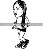 Fashion Girl Afro Woman Melanin Popping Ebony Queen .SVG Cutting Files