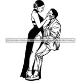 Happy Couple Relationship Goals Soulmates Man Woman Together Marry True Love SVG Cutting Files