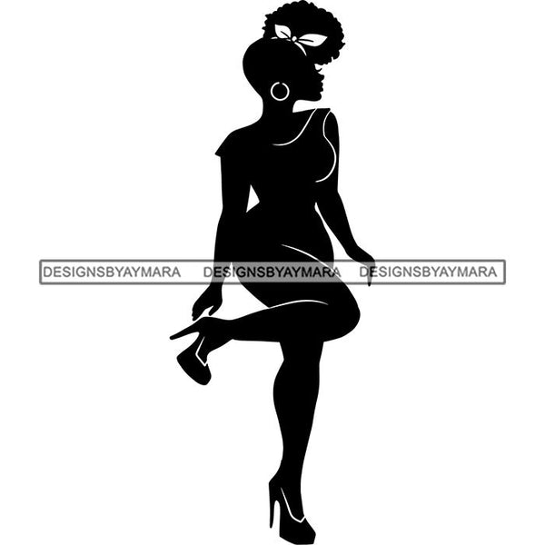 Afro Woman Goddess Hot Seller Design SVG Cutting Files