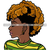 Afro African American Lady Woman Classy Nubian SVG Cutting Files