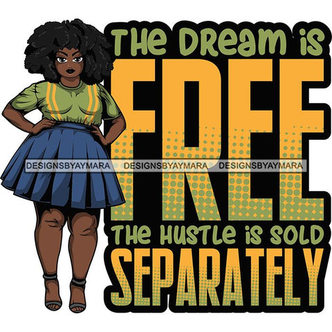 Afro Thick Classy Lola Boss Lady Hustle Quotes .SVG Cutting Files For Silhouette and Cricut and More!