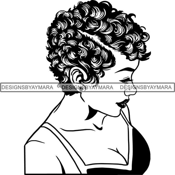 Afro Latina Woman SVG Cutting Files For Silhouette Cricut and More