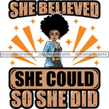Afro Lola Boss Lady Quotes SVG Cutting Files For Silhouette Cricut and More