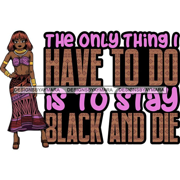 Afro Lola Black History Month Quotes .SVG Clipart Vector Cutting Files For Circuit Silhouette Cricut and More!