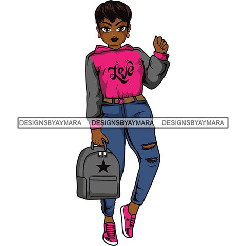 Lola Afro Beautiful Black Proud Woman .SVG Cutting Files For Silhouette and Cricut and More!