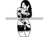 Tattoo Nubian Goddess SVG Files For Cutting