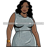 Attractive BBW Nubian Melanin Popping Beautiful African American Big Woman SVG Cutting Files