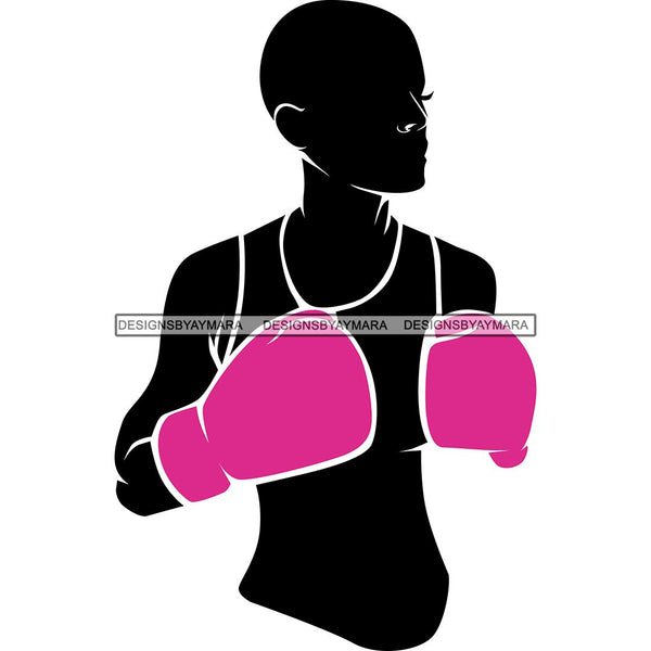 Strong Afro Woman SVG Cancer Survivor Cutting Files For Silhouette Cricut and More