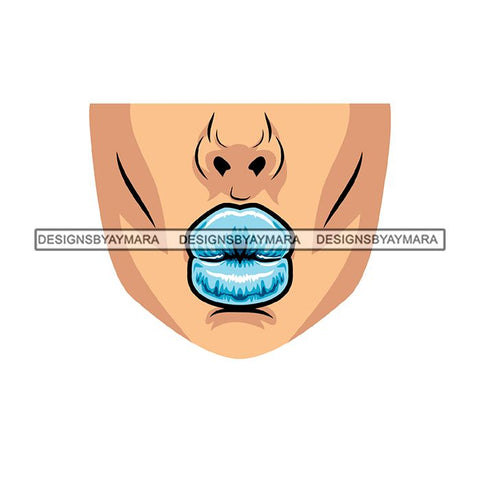 Funny Half Face Cute Designs For Mask Virus Protection SVG Cutting Files