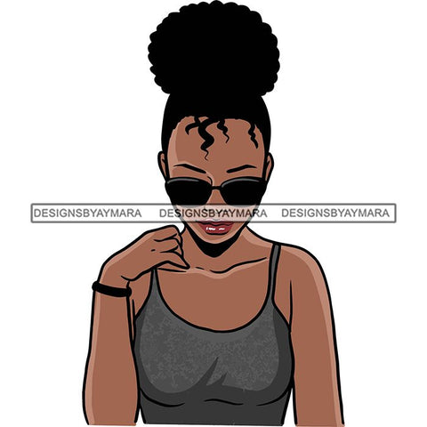 Afro African American Lady Woman Classy Nubian SVG Cutting Files