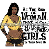 Afro Woman Tattoo Sexy Melanin Nubian Goddess PNG Files For Print Not For Cutting