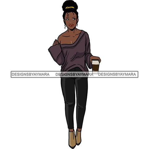 Fashion Diva Glamour Afro Classy Sexy Lady SVG PNG JPG Vector Files For Cutting and More