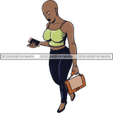 Melanin Bald Short Hairstyle Queen Goddess Nubian .SVG Cut Files For Silhouette and Cricut and Much More