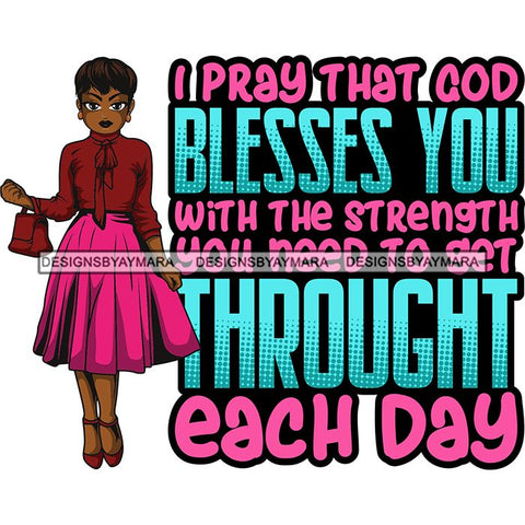 Afro Lola Classy God Lord Faith Prayers Quotes .SVG Clipart Cutting Files For Silhouette and Cricut and More!