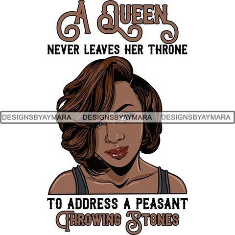 Afro Independent Successful Woman SVG Cutting Files For Silhouette Cricut and More