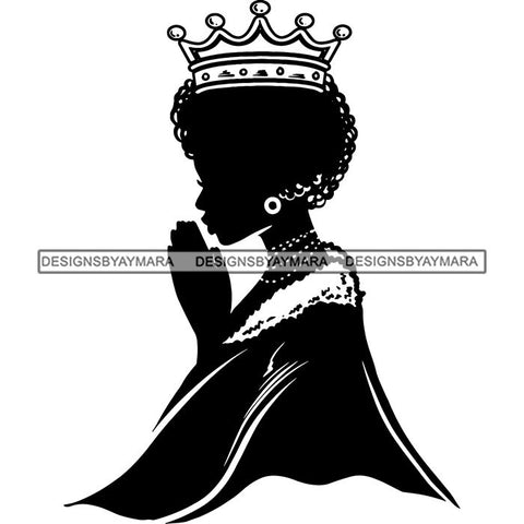 Afro Woman Goddess Hot Seller Design SVG Cutting Files
