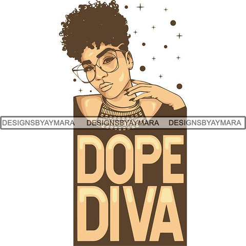 Afro Melanin Popping Blessed Life Quotes SVG Cutting Files For Silhouette Cricut and More