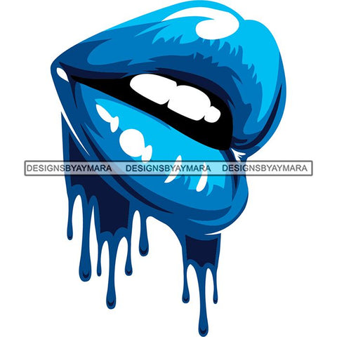 Sensual Glossy Lips SVG Cutting Files