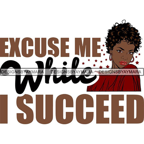 Afro Boss Lady Lord Life Quotes SVG Files For Cutting and More