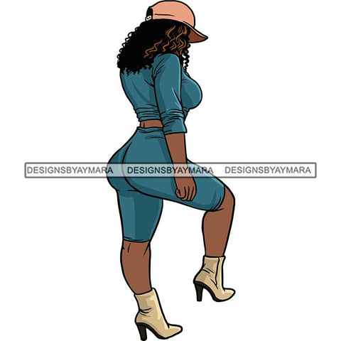 Fashion Diva Glamour Afro Classy Sexy Lady SVG PNG JPG Vector Files For Cutting and More