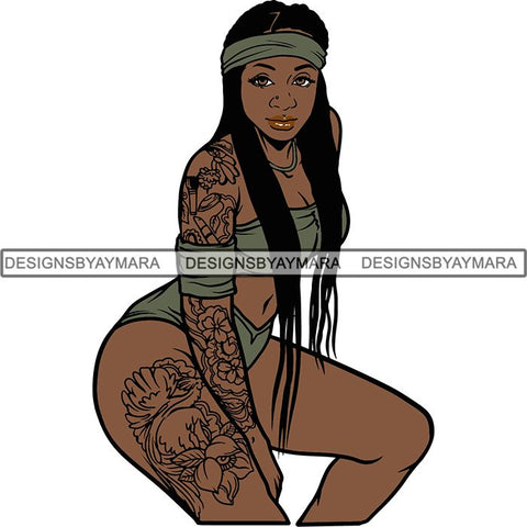 Afro Woman Goddess Diva Melanin Love Sensual .SVG Cut Files For Silhouette and Cricut and More!