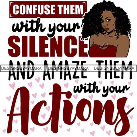 Afro Boss Lady Lord Life Quotes SVG Files For Cutting and More