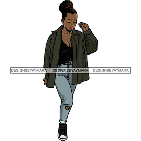 Fashion Diva Glamour Afro Classy Sexy Lady SVG PNG JPG Vector Files For Cutting and More