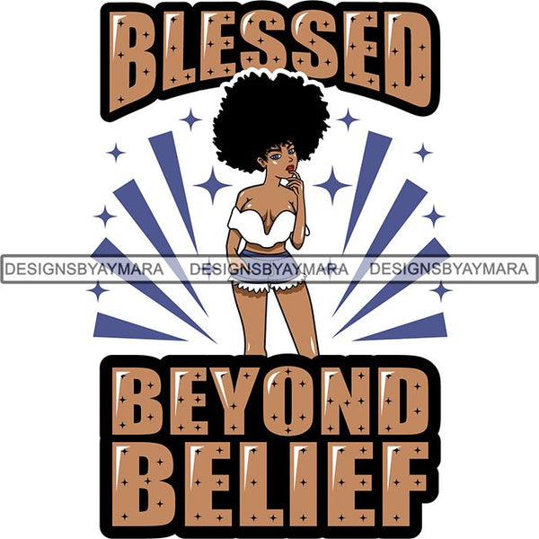 Afro Lola Boss Lady Quotes SVG Cutting Files For Silhouette Cricut and More