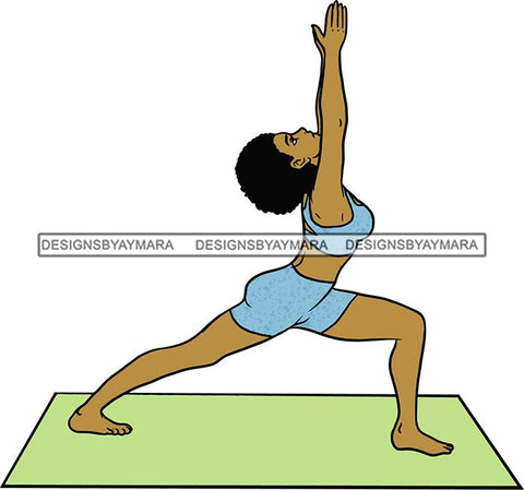 Woman Doing Yoga Meditation Wellness Meditate Relax Inhale Exhale Pose Position .SVG Cutting Files For Silhouette Cricut and More!