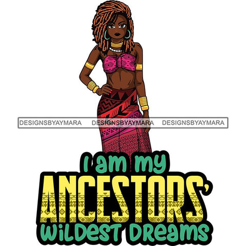 Afro Lola Black History Month Quotes .SVG Clipart Vector Cutting Files For Circuit Silhouette Cricut and More!