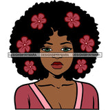 Afro African American Lady Woman Classy Nubian SVG Cutting Files