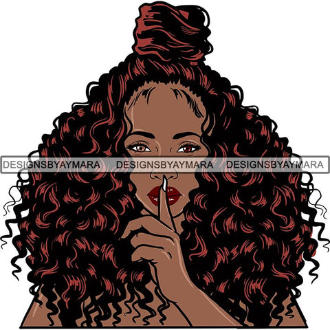 Afro Melanin Popping Nubian Queen SVG Cutting Files For Silhouette Cricut and More