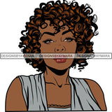Afro Woman Nubian Melanin Popping Unique Design SVG Cutting Files For Silhouette Cricut and More