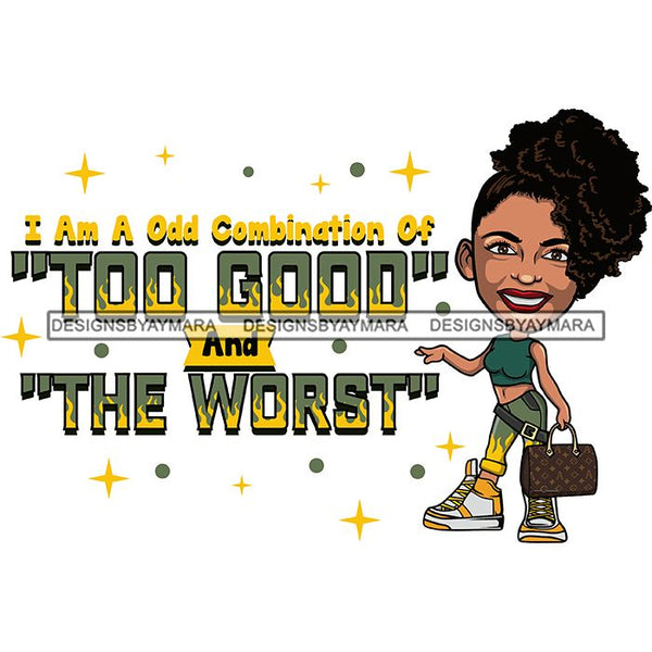 Afro Cute Lola Life Quotes Sassy Classy Melanin Fashion Summer Outfit .SVG Cutting Files