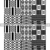 Kente African Pattern African American Culture SVG Cutting Files For Cricut and Silhouette