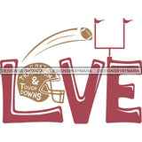 Football Quotes SVG Cutting Files For Cricut Silhouette and More.