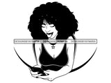 Afro Woman SVG African American Ethnicity Queen Diva Classy Lady  .SVG .EPS .PNG Vector Clipart Cricut Circuit Cut Cutting