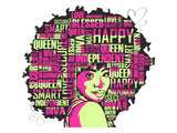 Afro Beautiful Black Woman SVG African American Ethnicity Afro Puffy Hairstyle Beauty Salon Queen Diva Classy Lady  Beautiful People Beauty Salon Princess