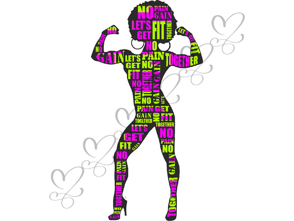 Afro Beautiful Black Woman SVG African American Ethnicity Afro Puffy Hairstyle Beauty Salon Queen Diva Classy Lady  Beautiful People Beauty Salon Princess