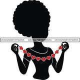 Afro Craft Lady SVG Cutting Files For Silhouette Cricut and More