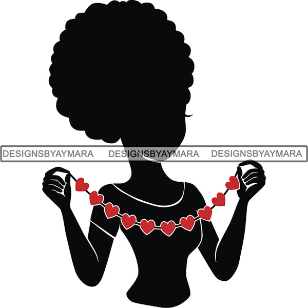 Afro Craft Lady SVG Cutting Files For Silhouette Cricut and More