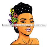 Afro Woman PNG File For print Not For Cutting