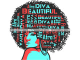 Afro Beautiful Black Woman SVG African American Ethnicity Afro Puffy Hairstyle Beauty Salon Queen Diva Classy Lady  Beautiful People Beauty Salon Princess