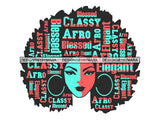 Afro Beautiful Black Woman SVG African American Ethnicity Afro Puffy Hairstyle Beauty Salon Queen Diva Classy Lady  Beautiful People Beauty Salon Princess