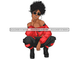 Afro Woman SVG Goddess  Beautiful Black African American Ethnicity Queen Diva Classy Lady fabulous  .EPS .PNG Vector Clipart Digital Circuit Cut Cutting